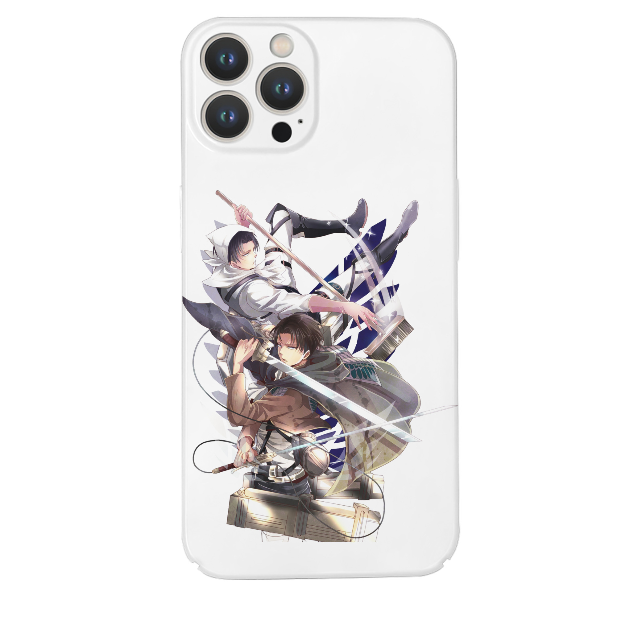 （画像用） 進撃の巨人 リヴァイ·アッカーマン Attack on Titan Levi Ackerman 【iPhone 14シリーズ対応】ハードケース